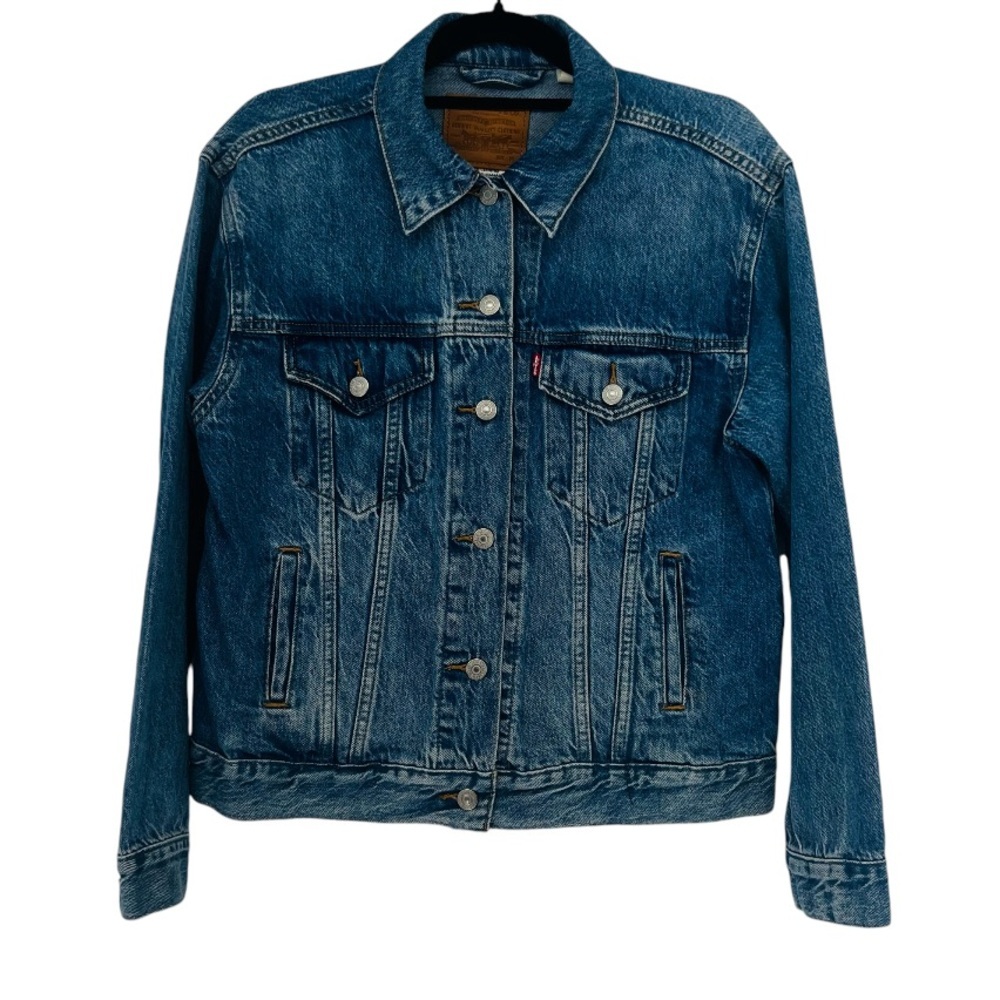 Levis Premium Denim Trucker Jacket Size M‎